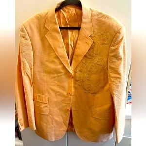 EMPRA WOMANS COTTON JACKET Light Orange Size 46/ 2 XL